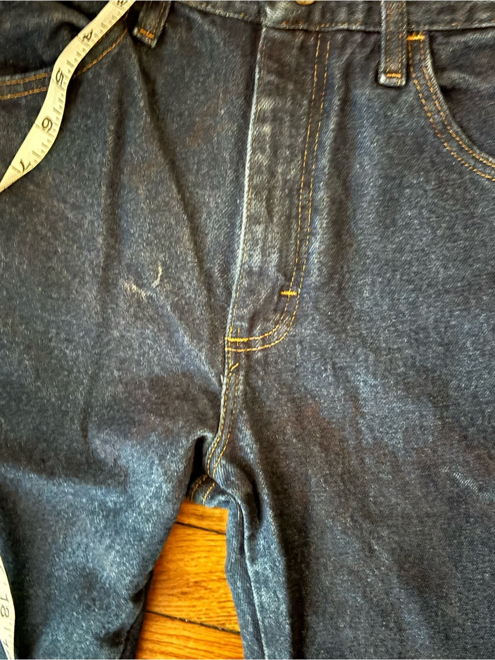 Rustler Straight-Leg Dark Blue Jeans - Picture 4 of 6